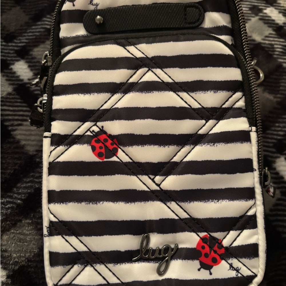 Lug Mini Skeeter Bridge Crossbody Bag Ladybug Lane